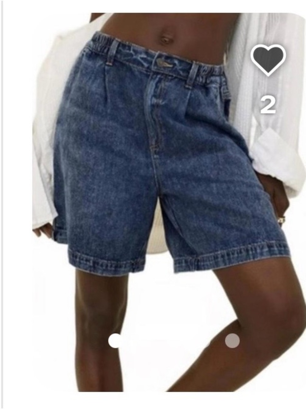 Aerie 90’s High Rise Mom Jorts